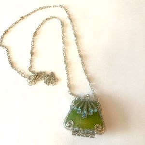 VCLM purse locket pendant